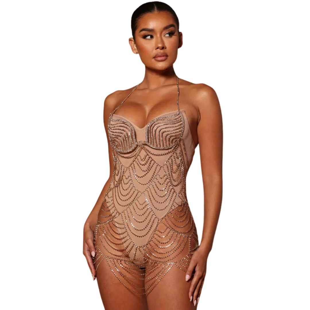 BODY COM STRASS VERÃO 2025