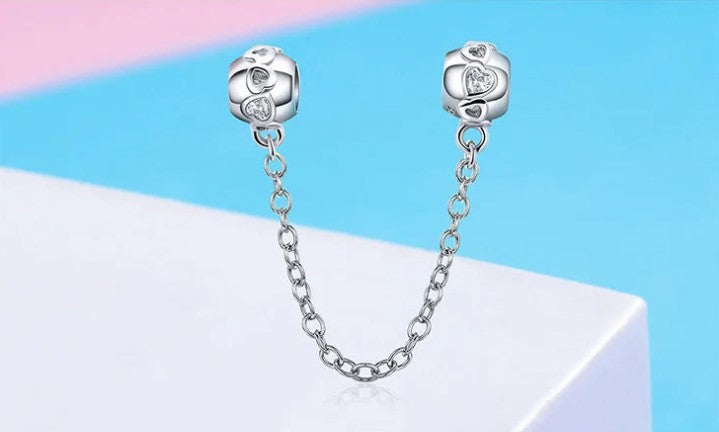 TRAVA DE SEGURANÇA SILVER HEART PRATAS 925